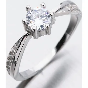 Prsten Dámský prsten stříbro 925 zirkon GST-11304 velikost 60