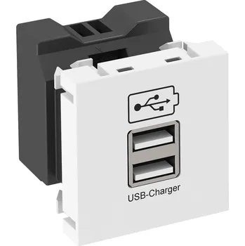 Elektrická zásuvka OBO BETTERMANN Nabíječka USB MTG-2UC2.1 RW1 6105300