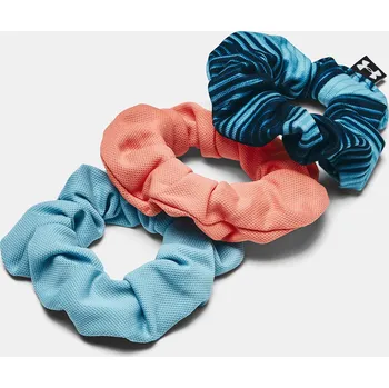 Sportovní čelenka Dámské gumičky do vlasů Under Armour UA Blitzing Scr 1380019-490 Modrá OSFM