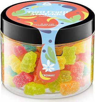 CBD WAY Medvídci Tutti Frutti 1000 mg 400 g