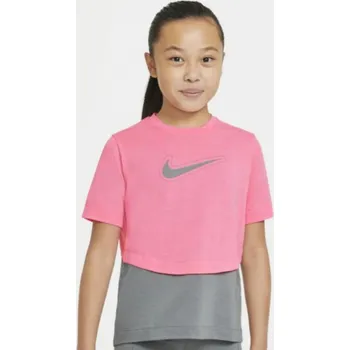 Dívčí oblečení Nike Dri-fıt Trophy Junior-Dívčí triko - Velikost L