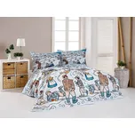 Povlečení Matějovský JOSEF LADA ZIMA, bílo-modré, bavlna hladká digitál, 140x200cm + 70x90cm