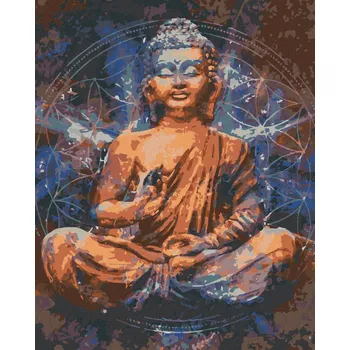 Hračka Diamondi Diamantové malování - HVĚZDNÝ BUDDHA III Rozměr: 40x50 cm, Rámování: bez rámu a bez vypnutí plátna