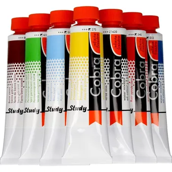 Olejová barva COBRA H2Oil STUDENT 40 ml, 522 - turquoise blue