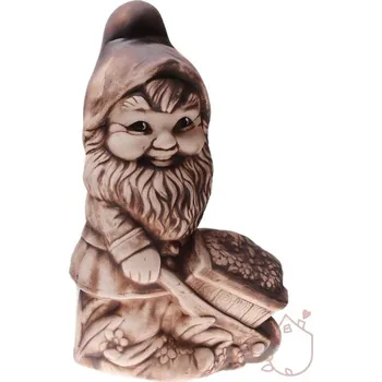 Zahradní dekorace Trpaslík Hugo keramický, vysoký 42 cm