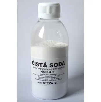 STEZA - Čistá soda 600g NaHCO3 (Hydrogenuhličitan sodný 3x 200g)