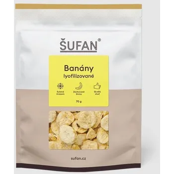 Sušené ovoce Šufan Lyofilizované Banány 70g