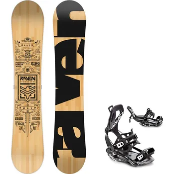 Snowboarding Snowboard komplet Raven Solid classic + vázání Raven Fastec FT360 black Velikost: 146 cm, Velikost vázání: L