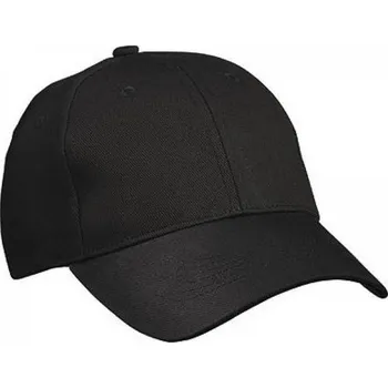 Módní doplněk Myrtle beach Baseballová kšiltovka na suchý zip z těžké bavlny 6-panel Barva: Černá MB091