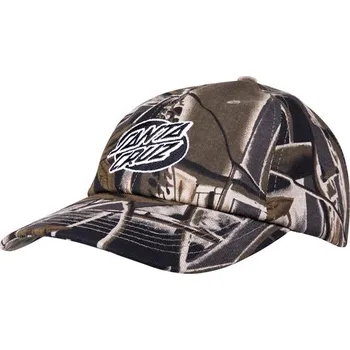 Kšiltovka SANTA CRUZ kšiltovka - Mono Lined Oval Dot Cap Black Tree Camo (BLACK TREE CAMO)