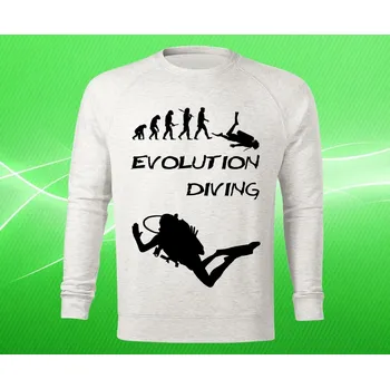 Pánská mikina mikina evolution POTÁPĚNÍ