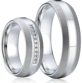 Prsten Ocelové snubní prsteny SP-7002