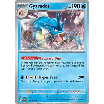 Sběratelská karetní hra Pokémon TCG Gyarados 130/165 - Holo