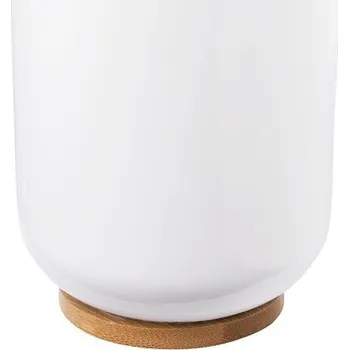 Dávkovač mýdla SNOW sklenka na postavení, bílá