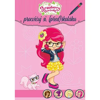 omalovánky Akim Procvičuj si (před)školáku Jahůdka 2 (Strawberry Shortcake) set s popisovačem