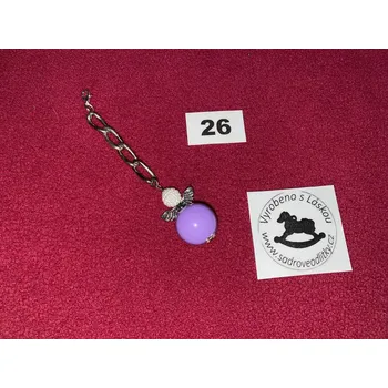 HandMade by VeJa Klíčenka andílek / andělíček č.26 - velký andílek