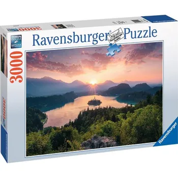 Puzzle Ravensburger Jezero Bled Slovinsko 3000 dílků