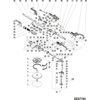 Rotor ozubeného kola DEDRA XDED7765X.36