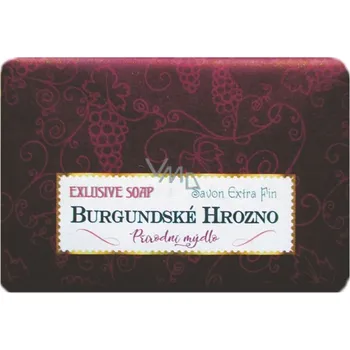 Mýdlo Soaptree Přírodní toaletní mýdlo burgundské hrozno 200 g
