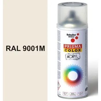 Barva ve spreji Sprej RAL 9001M barva krémově matná PRISMA COLOR 91013