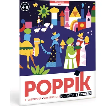 samolepka POPPIK Samolepkové panorama Vánoce