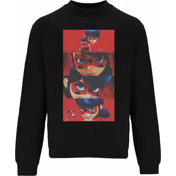 Dívčí mikina Mikina přes hlavu Kouzelná Beruška Wallpaper Barva: černá, Velikost: S