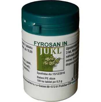Přírodní produkt Jukl FYROSAN IN 100 tbl