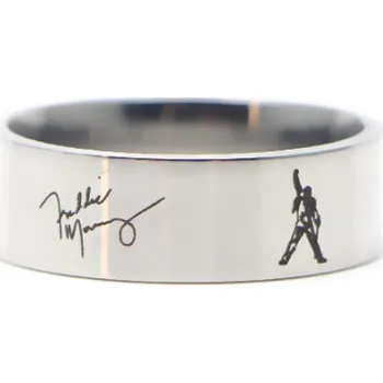 Prsten Prstýnek Queen - Freddie Mercury (ocel) (Prsten Queen - Freddie Mercury (ocel))