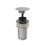 Výpust umyvadlová 5/4" celokovová, velká neuzavíratelná zátka, pro umyvadla bez přepadu