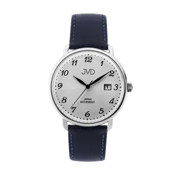 Hodinky Pánské klasické módní hodinky JVD JC003.1 s řemínkem z pravé kůže (POŠTOVNÉ ZDARMA!!)