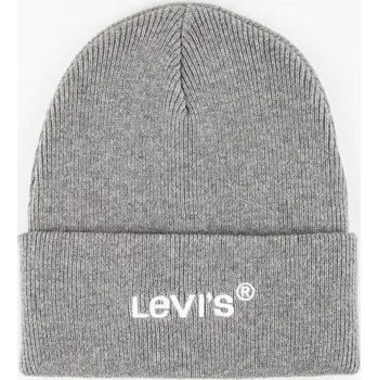 Čepice Levi's® zimní čepice s logem 5548-0005 Šedá ONE SIZE