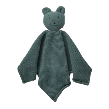 Hračka pro nejmenší Liewood Pletený muchláček Milo Mr bear whale blue