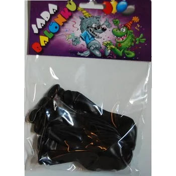 Balónek Sada balónků Černých bez potisku (13ks)