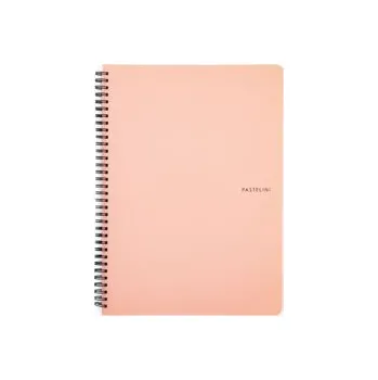 Blok Blok kroužkový linkovaný PASTELINI - A4 meruňková