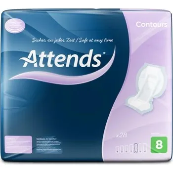 Plena pro dospělé Attends Contours Super Plus inkontinenční vložné pleny 28 ks