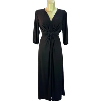 Dámská sukně Ariatex Dámské šaty ROMANTIKA flitry černé vel. 46