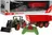 Traktor na dálkové ovládání Farmer s vlečkou 1:28, zelený/červený