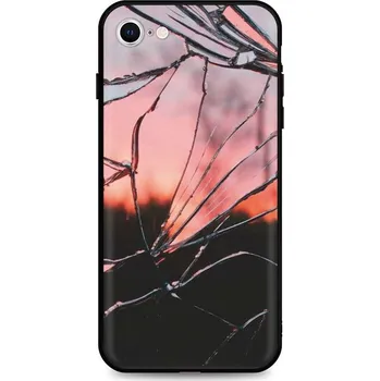 Pouzdro na mobilní telefon Kryt iPhone SE 2022 pevný Pink Broken (obal neboli pouzdro na iPhone SE 2022)
