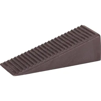 Dětská zábrana Klín dveřní, 15,5 x 50 x 19 mm, plast, hnědý