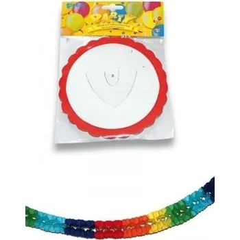 Girlanda - Barevné květy