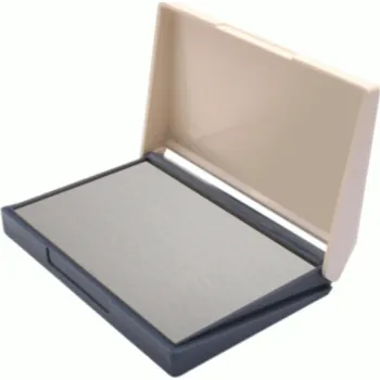 Razítková poduška Poduška pro dřevěná razítka a klasická razítka 88 mm x 57 mm, S-2 barvy otisku modrá