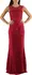 Dámské šaty Charm's Paris Společenské a plesové šaty krajkové dlouhé luxusní červené XS