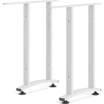 Psací stůl Rohové nohy stolu Office 438 bílé