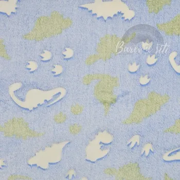 Wellness Fleece svítící ve tmě Dino (E) (Hřejivý wellness fleece)