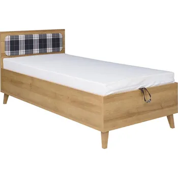 Postel MEMONE | jednolůžko M-04 | 90x200 cm | dub zlatý