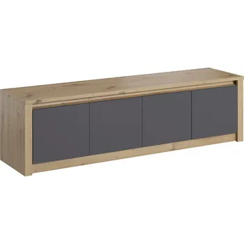 Ložnicová sestava Komoda MALTA K4D, Dub Artisan + Grey