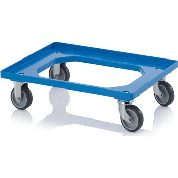 paleta Přepravní vozíky Kompakt HD s gumovými kolečky - Nebeská modrá - Nebeská modrá - RO 64.4 HD GU BO-5015