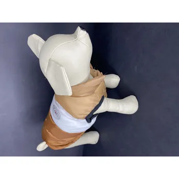 Obleček pro psa ELEGANTLY bunda pro psa hnědá vel. S