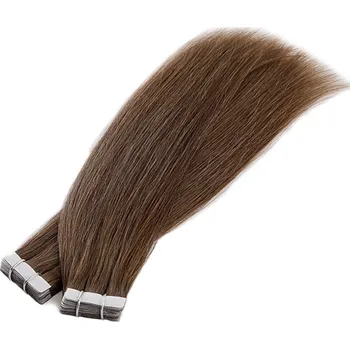 Příčesek Vlasové PU pásky tape in na prodlužování vlasů 60cm 08 - světle hnědá