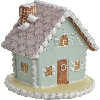 Svícen Zimní dekorace domeček
